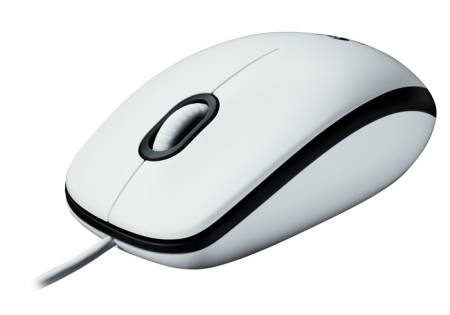 Logitech Mouse M100 White