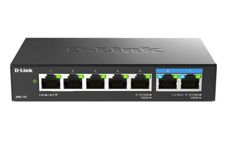 D-Link 7-Port Multi-Gigabit Unmanaged Switch