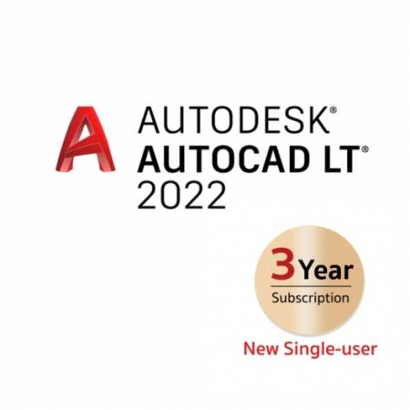 AutoCAD LT 2023 Commercial New Single-user ELD 3-Year Subscription
