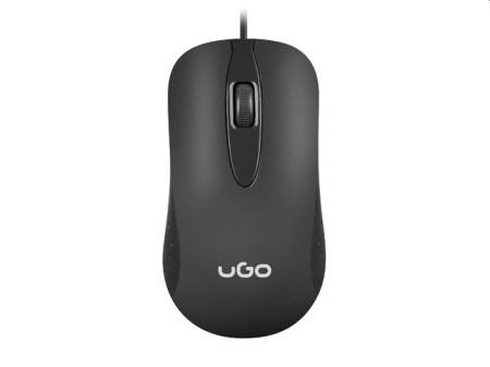 uGo Mouse Meru M100 1000DPI Optical Black
