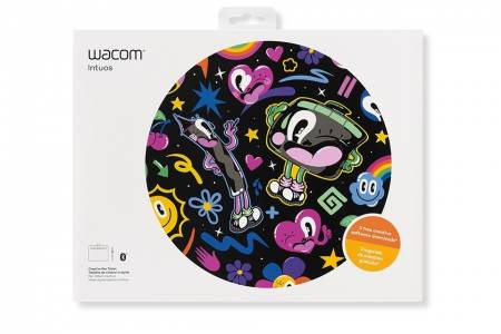 Wacom Intuos M Bluetooth Black + Transcend 4-Port HUB