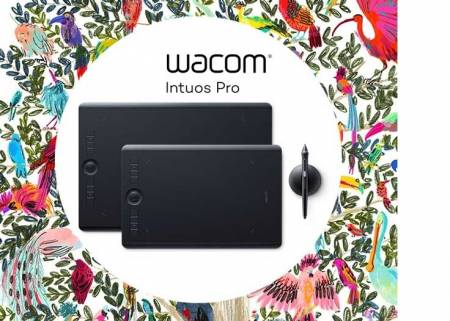 Wacom Intuos Pro M + Transcend 4-Port HUB