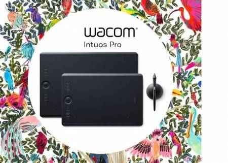 Wacom Intuos Pro L + Transcend 4-Port HUB