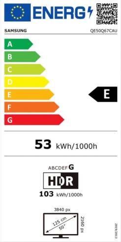 Samsung 50'' 50Q67C QLED FLAT