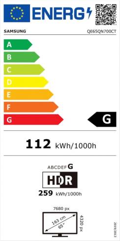 Samsung 65'' 65QN700C Neo QLED 8K FLAT