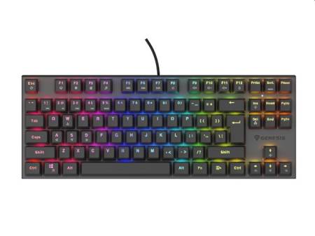 Genesis Mechanical Gaming Keyboard Thor 303 TKL Silent Switch RGB Backlight US Layout Black