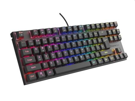Genesis Mechanical Gaming Keyboard Thor 303 TKL Silent Switch RGB Backlight US Layout Black