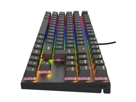 Genesis Mechanical Gaming Keyboard Thor 303 TKL Silent Switch RGB Backlight US Layout Black