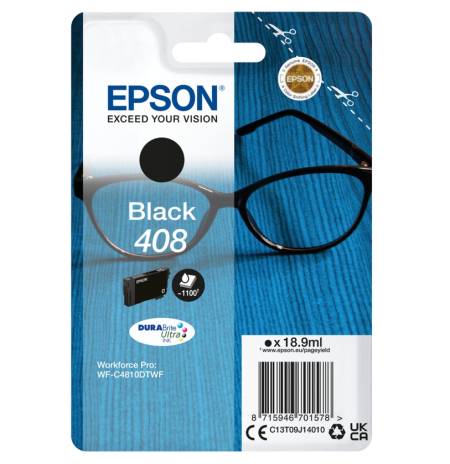 Epson 408 Spectacles DURABrite Ultra Single Black Ink