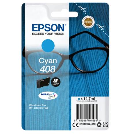 Epson 408 Spectacles DURABrite Ultra Single Cyan Ink