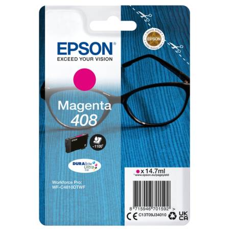 Epson 408 Spectacles DURABrite Ultra Single Magenta Ink