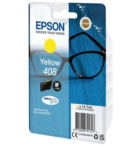 Epson 408 Spectacles DURABrite Ultra Single Yellow Ink