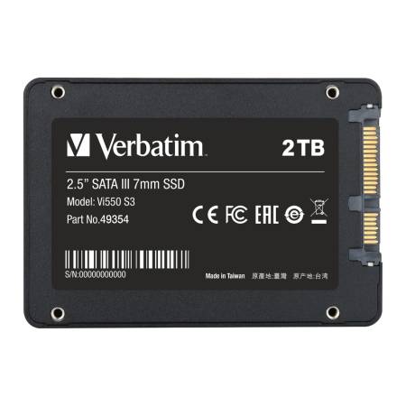 Verbatim Vi550 S3 2.5" SATA III 7mm SSD 2TB