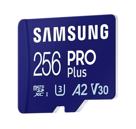 Samsung 256GB micro SD Card PRO Plus with Adapter