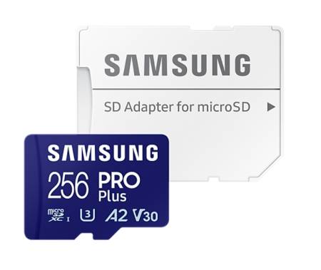 Samsung 256GB micro SD Card PRO Plus with Adapter