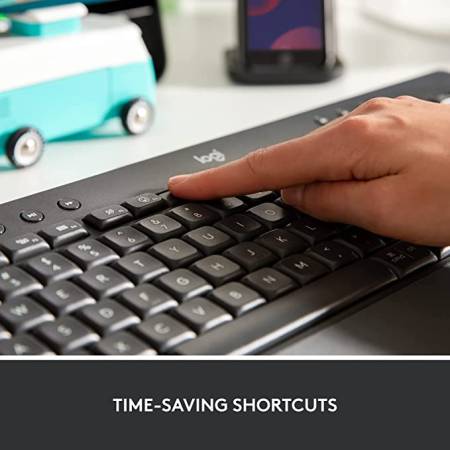 Безжична клавиатура Logitech Signature K650 920-010945 - сив