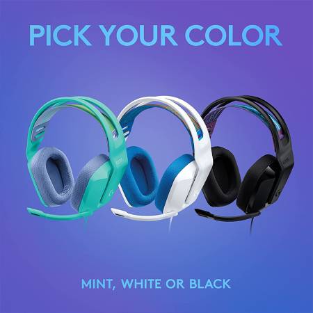Геймърски слушалки с микрофон Logitech G335 981-000978 - черни