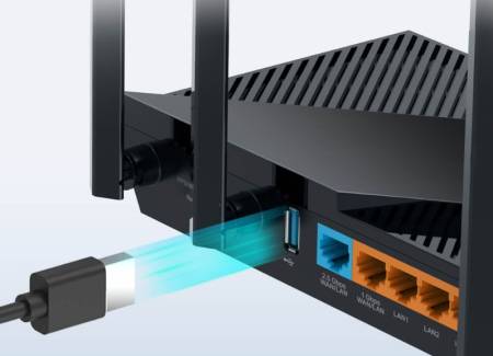 2-лентов Multi Gigabit Wi-Fi 6 рутер TP-Link Archer AX55 Pro AX3000 с 2.5G порт