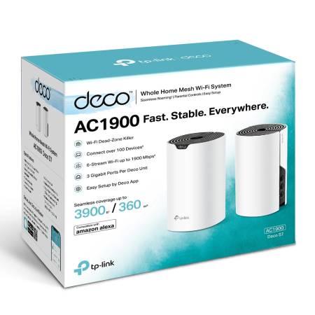 Безжична Wi-fi Mesh система TP-Link Deco S7(2-pack) AC1900