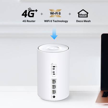 Безжична 4G+ Wi-fi 6 Mesh система TP-Link Deco X50-4G AX3000