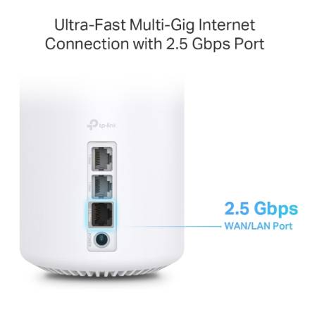 Безжична Wi-fi 6 Mesh система TP-Link Deco X80(3-pack) AX6000