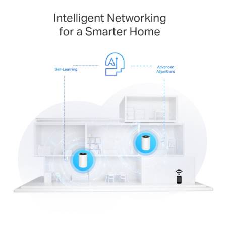 Безжична Wi-fi 6 Mesh система TP-Link Deco X80(3-pack) AX6000