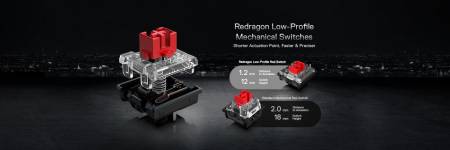 Клавиатура Redragon Horus TKL K621 RGB механична