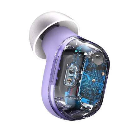 Безжични слушалки Baseus Encok WM01 TWS Bluetooth 5.3 NGTW240005 - лилави