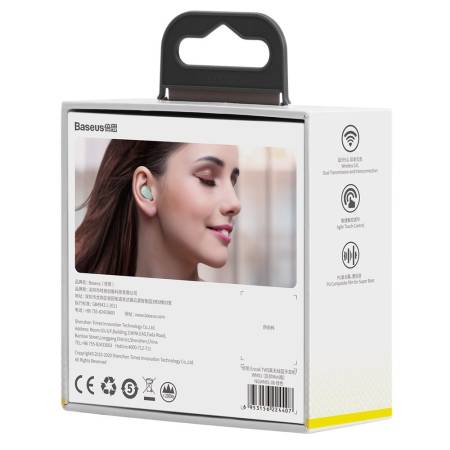 Безжични слушалки Baseus Encok WM01 TWS Bluetooth 5.3 NGTW240006 - зелени