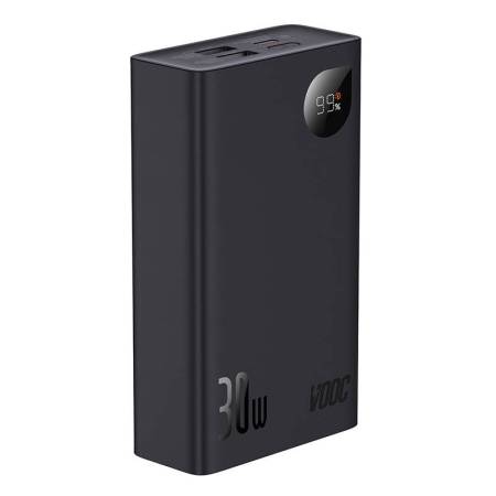 Външна батерия Baseus Adaman2 20000mAh 30W 2 x USB PPAD050101 - черна
