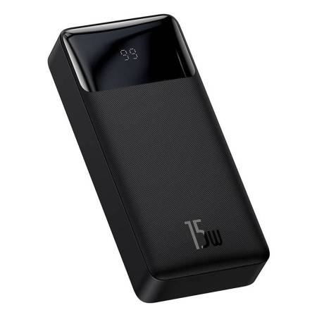 Външна батерия Baseus Bipow PPBD050101 20000mAh 15W Overseas Edition + USB-A - Micro USB кабел 0.25м - черна