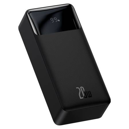 Външна батерия Baseus Bipow PPBD050401 30000mAh 20W черен + USB-A - Micro USB кабел 0.25m черен