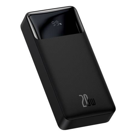 Външна батерия Baseus Bipow PPBD050501 20000mAh 20W черен + USB-A - Micro USB кабел 0.25m черен