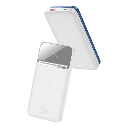 Външна батерия Baseus 10000 mAh 20W PPCX010102 безжична  - бяла
