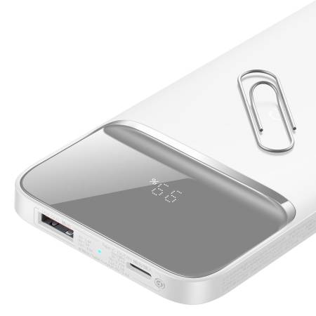 Външна батерия Baseus 10000 mAh 20W PPCX010102 безжична  - бяла