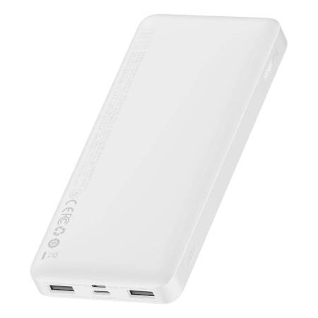 Външна батерия Baseus Bipow Digital Display 10000 mAh 15W 2 USB / USB-C PPDML-I02 - бяла