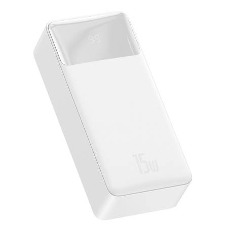 Външна батерия Baseus Bipow Digital Display PPDML-K02 30000mAh 15W  - бяла