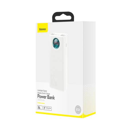 Външна батерия Baseus Amblight 65W 30000mAh PPLG000102 - бяла