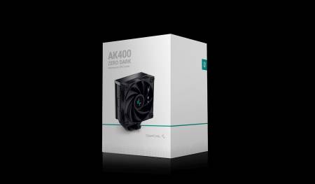 Охладител за Intel/AMD процесори DeepCool CPU Cooler AK400 Zero Dark LGA1700/AM5