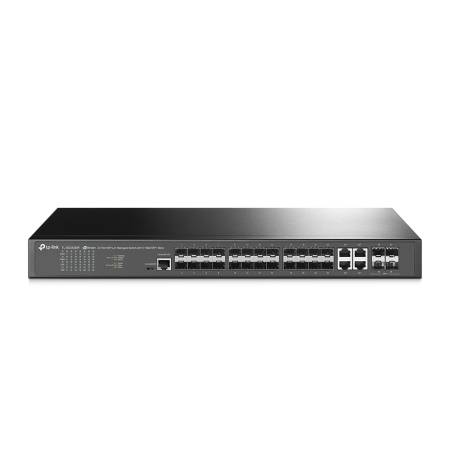 Комутатор TP-Link JetStream TL-SG3428XF 24-портов SFP L2+ управляем с 4 SFP+ слота