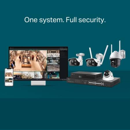 4MP пълноцветна куполна мрежова камера TP-Link VIGI C440-W(4mm)