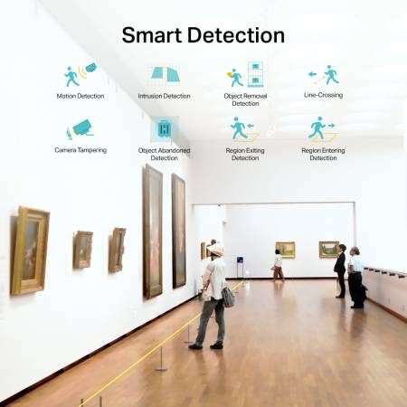 4MP пълноцветна куполна мрежова камера TP-Link VIGI C440-W(4mm)
