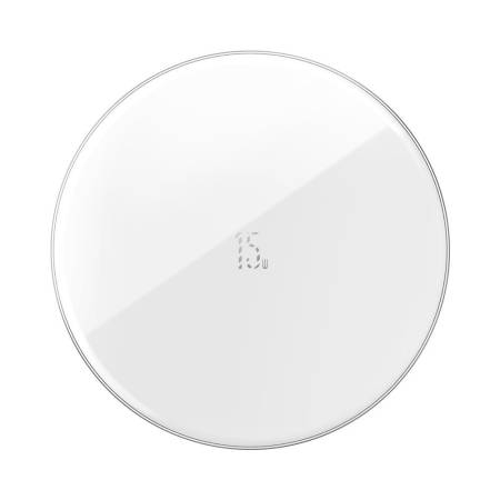 Безжично зарядно устройство Baseus WXJK-B02 15W с кабел Type-C - бяло