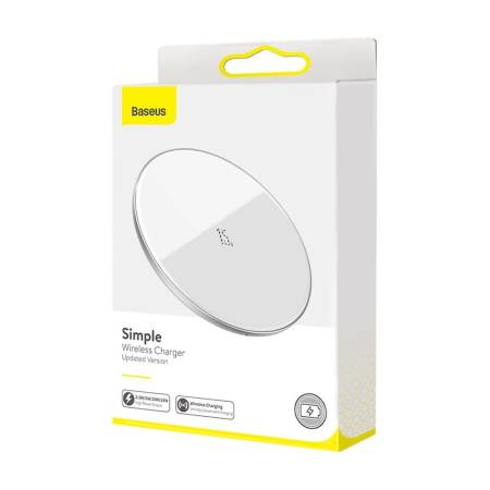Безжично зарядно устройство Baseus WXJK-B02 15W с кабел Type-C - бяло