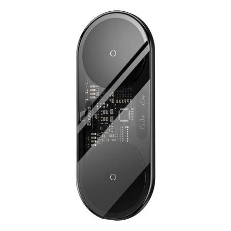 Безжично зарядно устройство Baseus WXSX010101 2in1 20W за Qi съвместими устройства