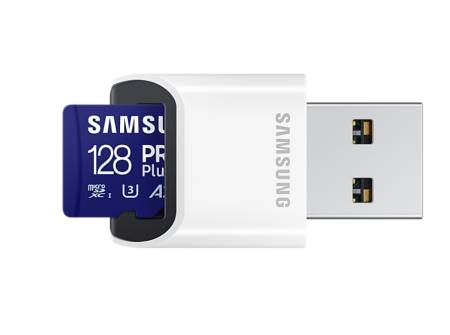 Samsung 128GB micro SD Card PRO Plus with USB Reader