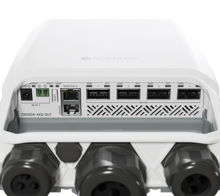 Комутатор MikroTik CRS504-4XQ-OUT 100 Gigabit QSFP
