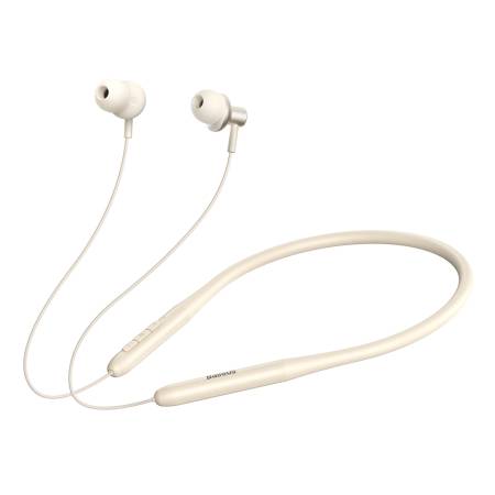 Безжични слушалки Baseus Bowie P1x Neckband NGPB010002 - кремави