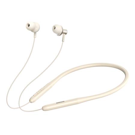 Безжични слушалки Baseus Bowie P1x Neckband NGPB010002 - кремави