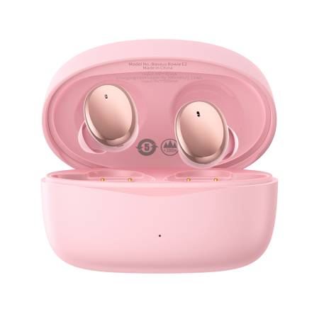Безжични водоустойчиви слушалки Baseus TWS Bowie E2 NGTW090004 IP55 - розови